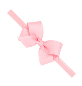 WeeOnes Mini Bow Headband Light Pink