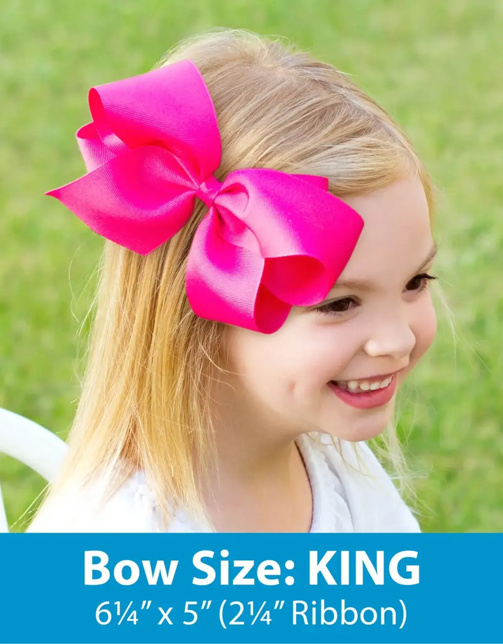 WeeOnes King Scalloped Edge Bow