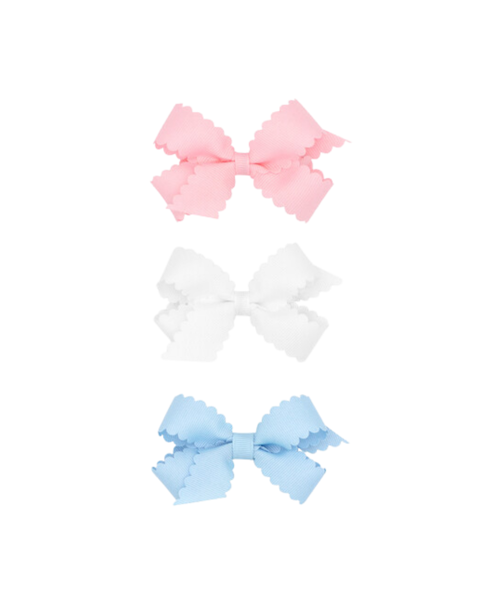 WeeOnes Mini Scalloped Edge Bow