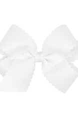 WeeOnes Medium Scalloped Edge Bow