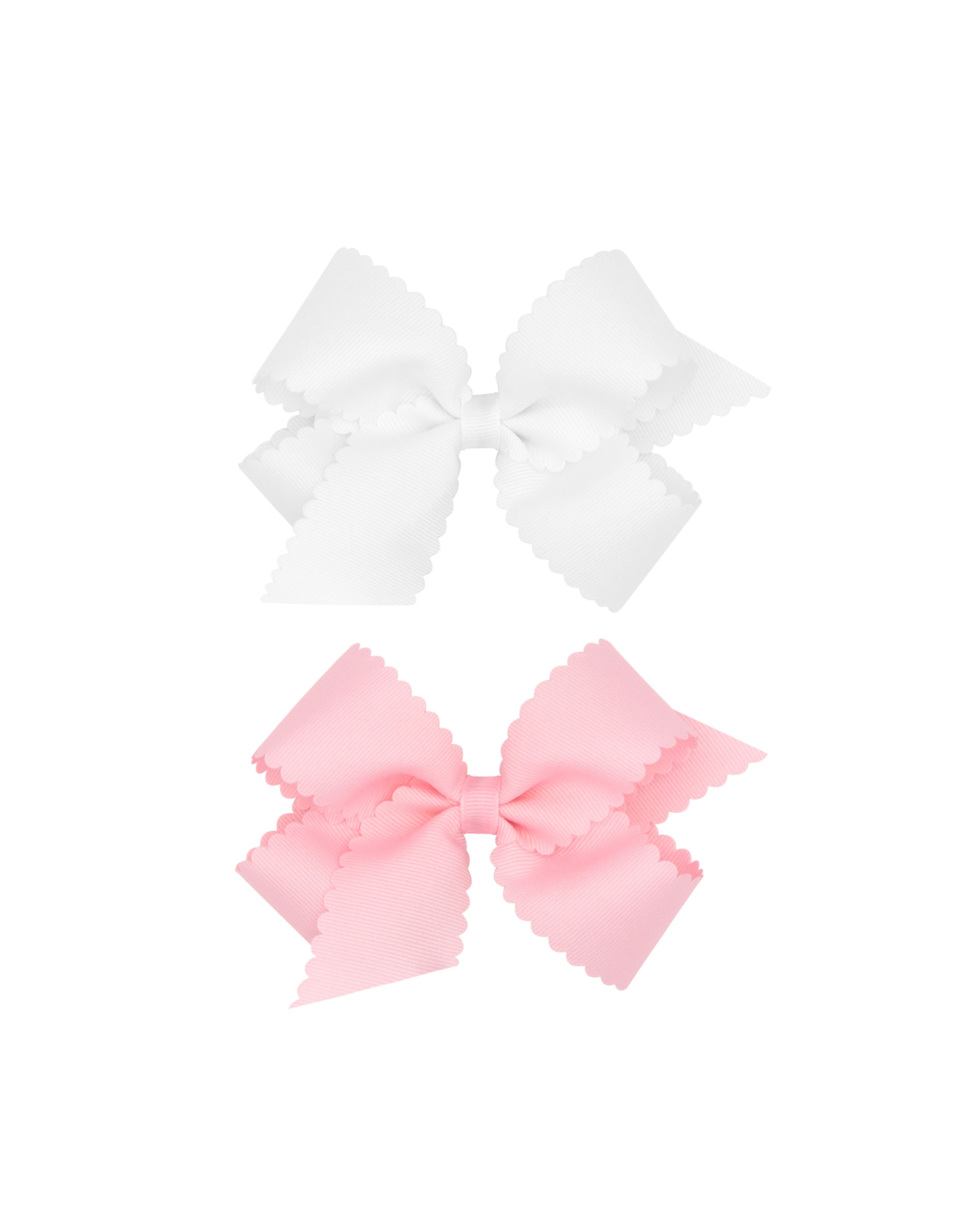 WeeOnes Medium Scalloped Edge Bow