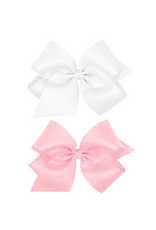 WeeOnes King Scalloped Edge Bow