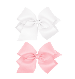WeeOnes King Scalloped Edge Bow
