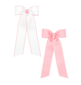 WeeOnes Medium Moonstitch Bowtie With Tails
