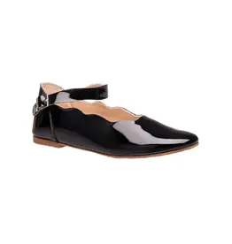 Elephantito Ordina Flats Black Patent