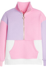 Bisby Colorblock Pullover - Pink & Lilac