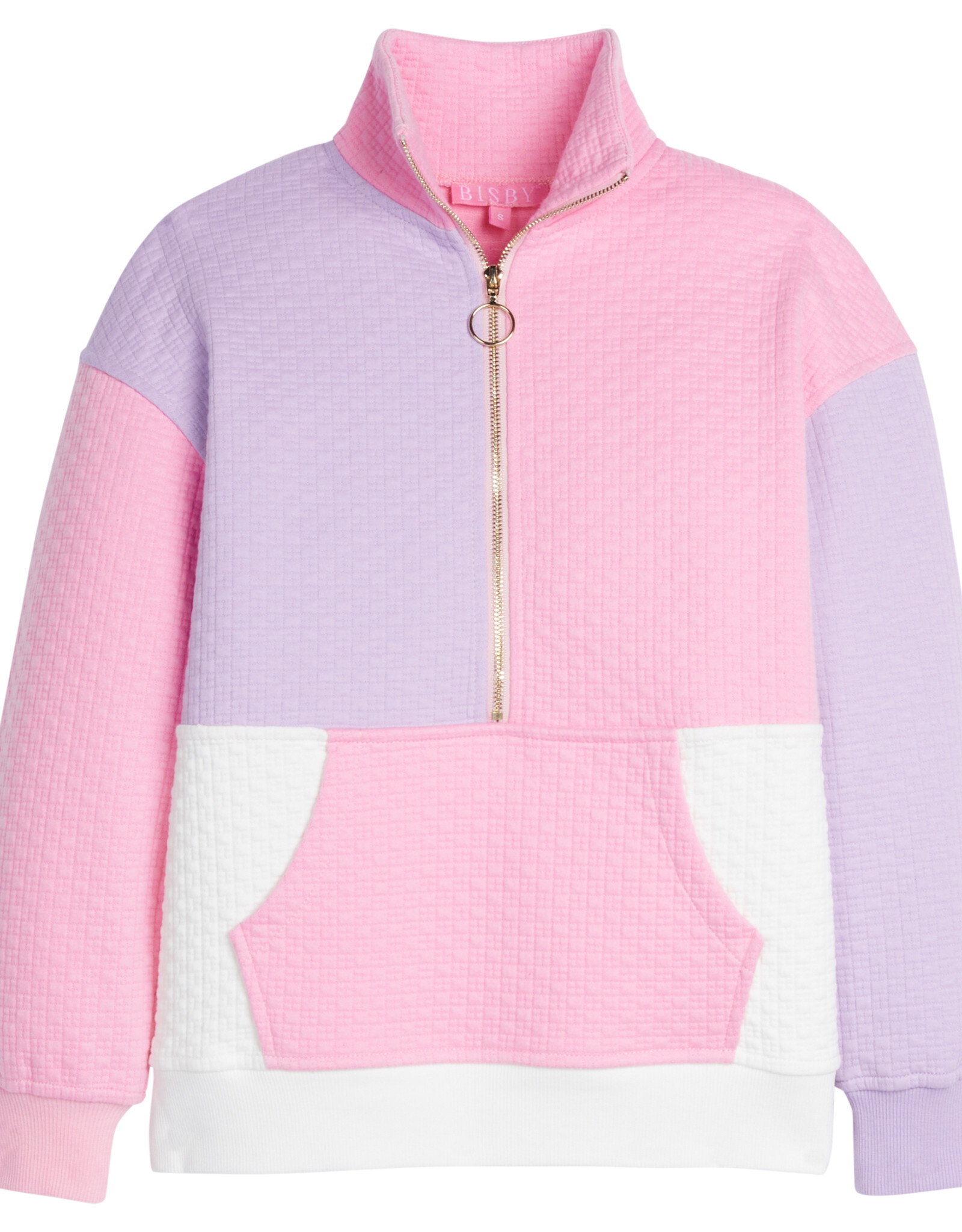 Bisby Colorblock Pullover - Pink & Lilac
