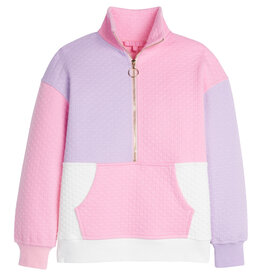 Bisby Colorblock Pullover - Pink & Lilac