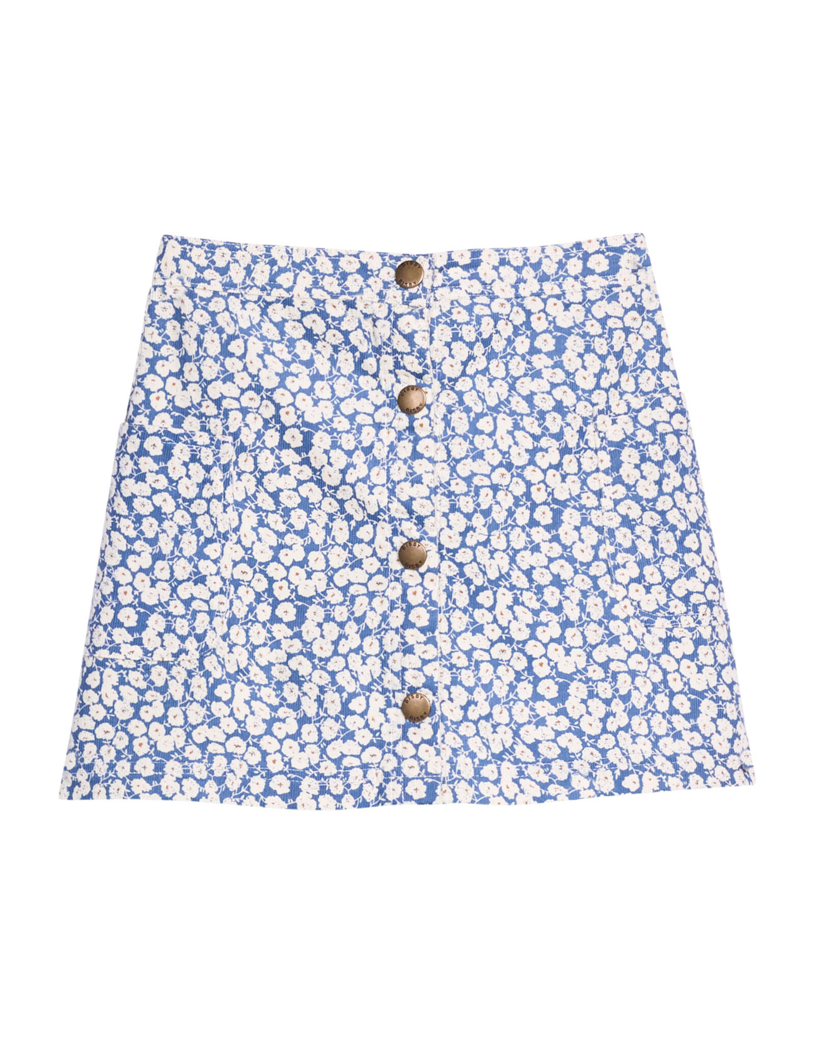 Bisby Emily Skirt- French Blue Corduroy