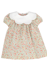 Sophie & Lucas Storybook Vintage Scallop Dress, Orange