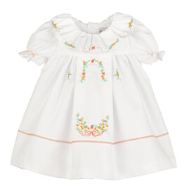 Sophie & Lucas '26 Pumpkin Ruffle Dress, White