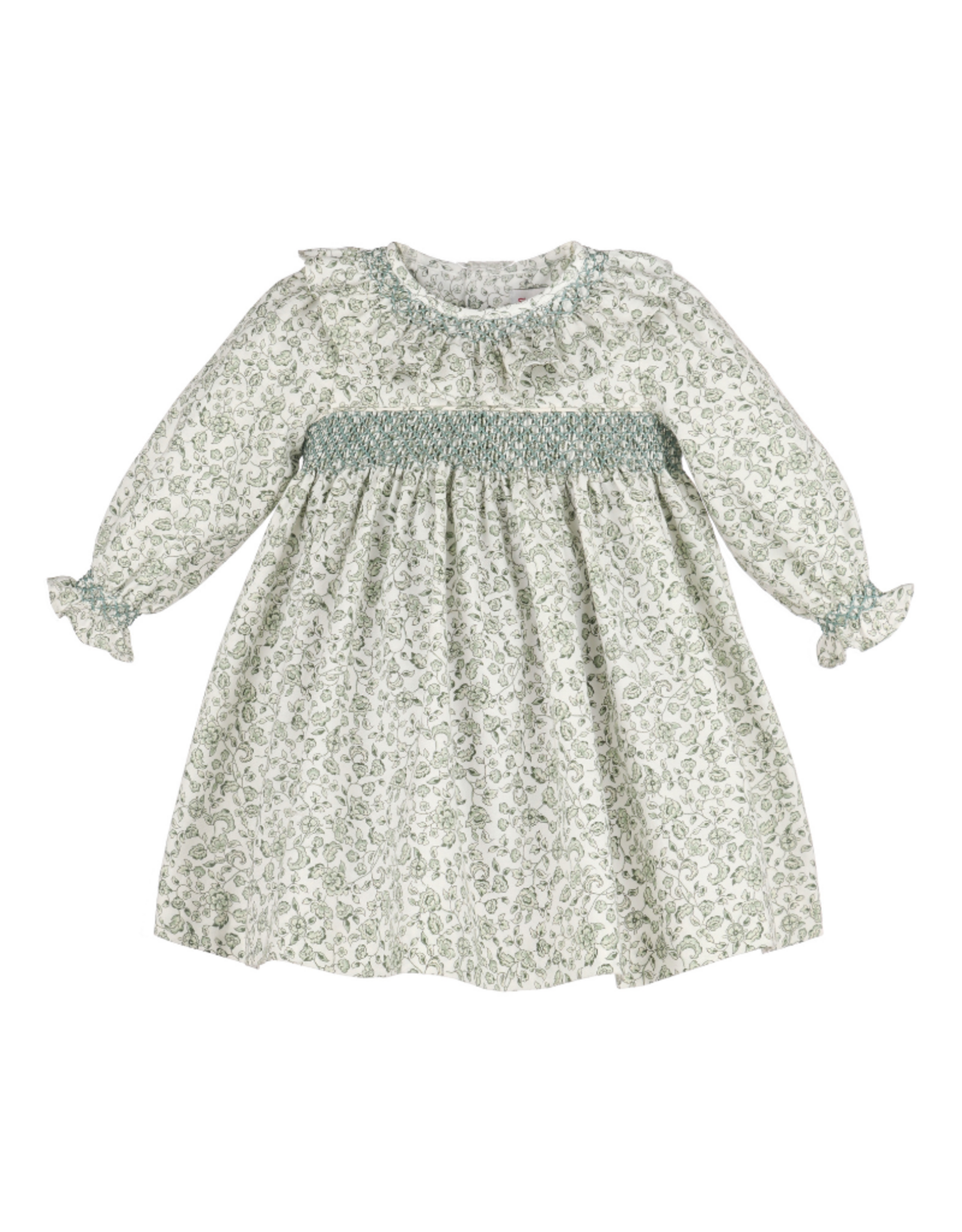 Sophie & Lucas Heirloom Floral Dress, Green