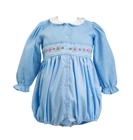 The Proper Peony Beckett Blue Flowers Girl Bubble *PRESALE*