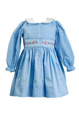 The Proper Peony Beckett Blue Flower Dress