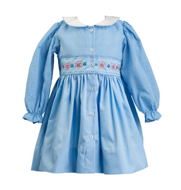 The Proper Peony Beckett Blue Flower Dress *PRESALE*