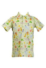 The Proper Peony Zoo Keeper Pima Polo