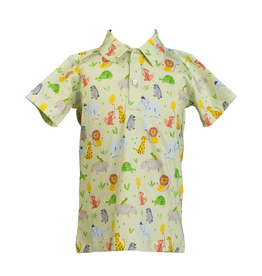 The Proper Peony Zoo Keeper Pima Polo