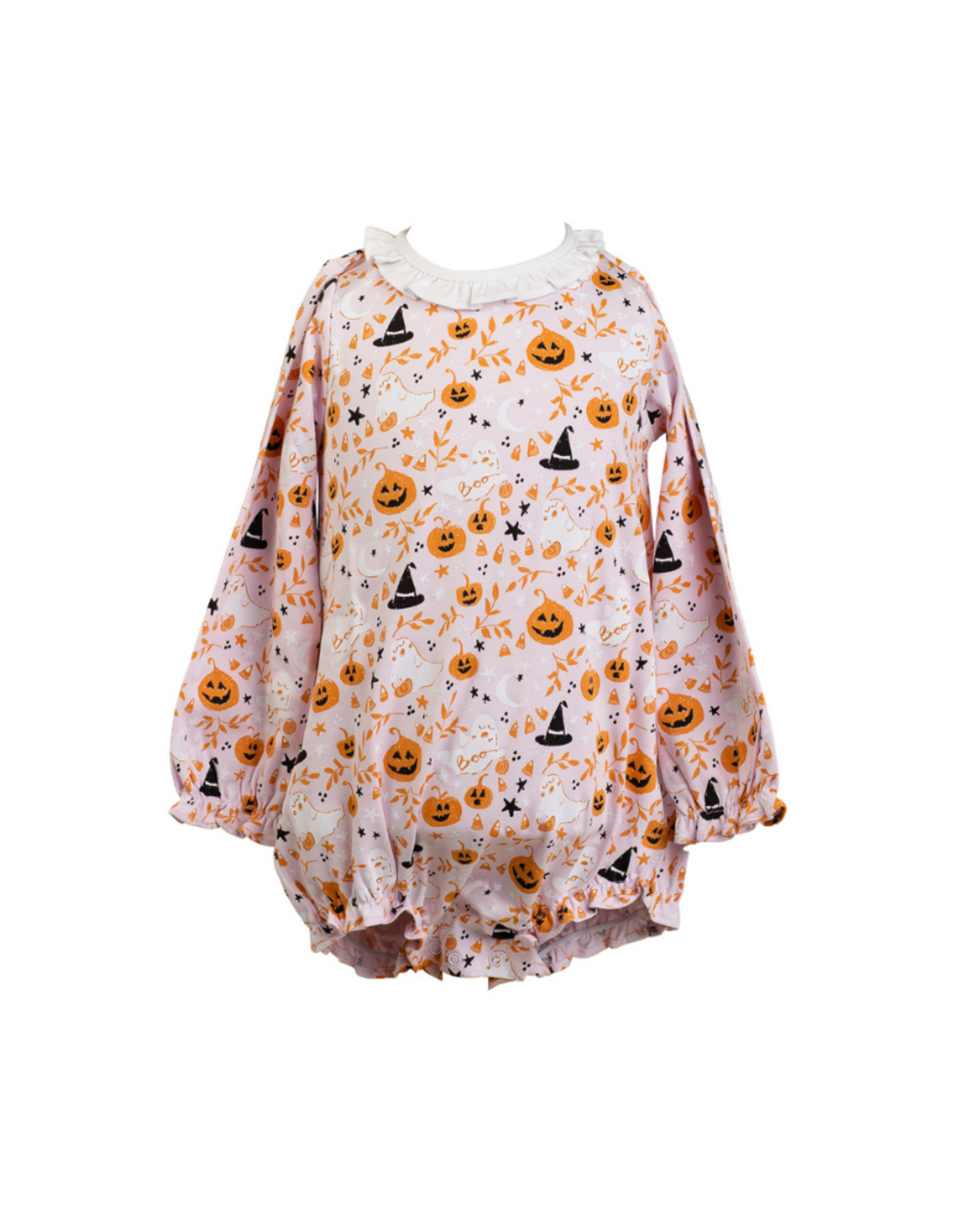 The Proper Peony Pink Casper LS Pima Girl Bubble *PRESALE*