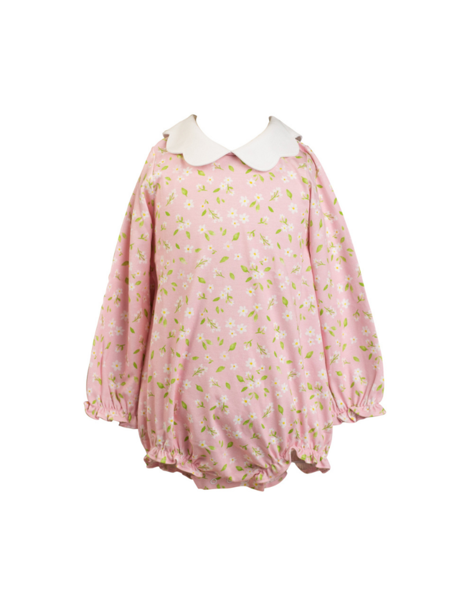 The Proper Peony Pink Petal LS Pima Girl Bubble