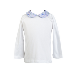 The Proper Peony Iris Garden LS Pima Collar Shirt *PRESALE*