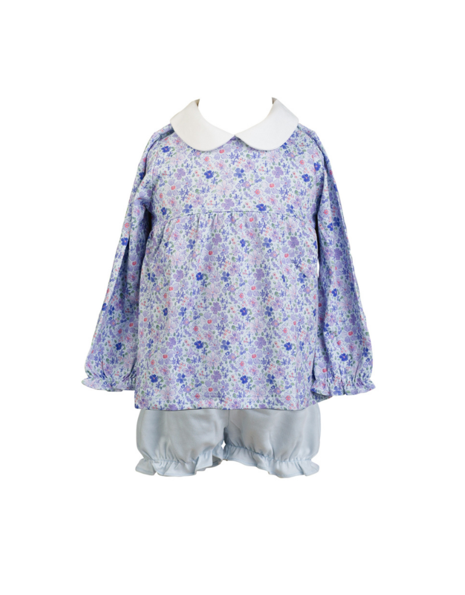 The Proper Peony Iris Garden LS Pima Bloomer Set