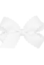 WeeOnes Mini Scalloped Edge Bow