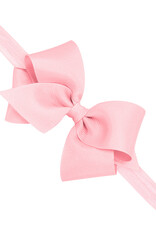 WeeOnes Small Bow Headband Light Pink