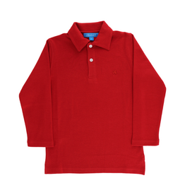 The Bailey Boys Harry LS Knit Polo, Red