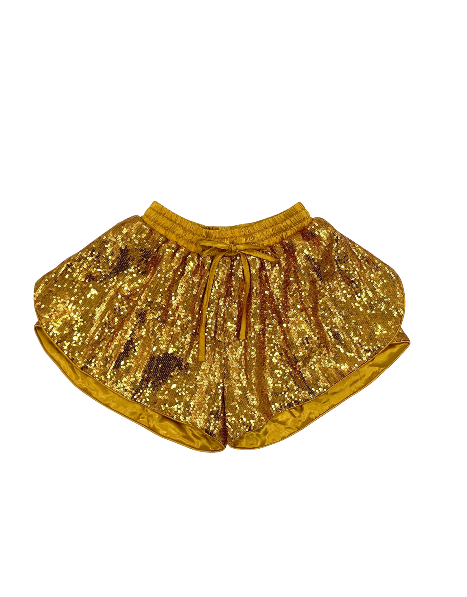 Blended Spirit Gold Sequins Butterfly Shorts