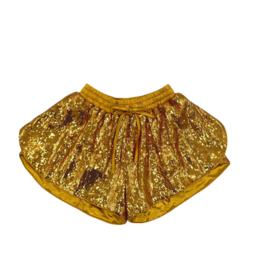 Blended Spirit Gold Sequins Butterfly Shorts