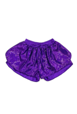 Blended Spirit Purple Sequins Butterfly Shorts