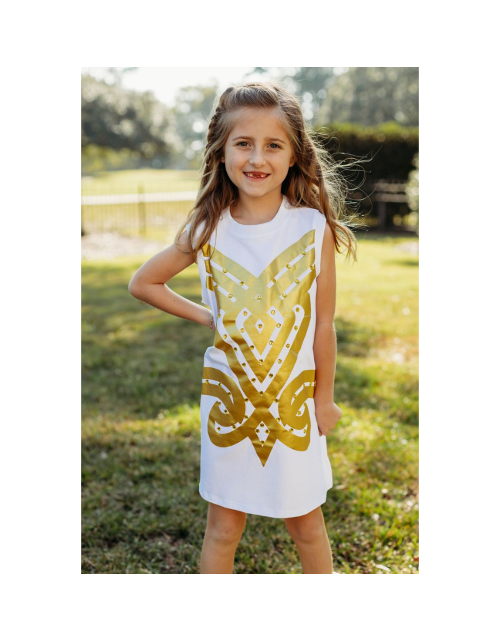 Blended Spirit Golden Girl Tank Dress
