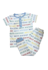 Lulu Bebe LLC Happy Birthday PJ Set