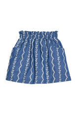 Bisby Portofino Skirt - Chamonix Chambray Embroidery
