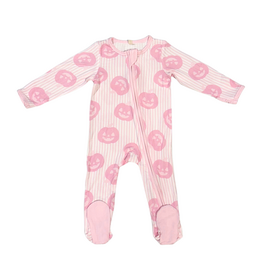 Belle Cher Pink Pumpkins Romper