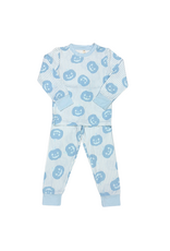Belle Cher Blue Pumpkins Pajamas