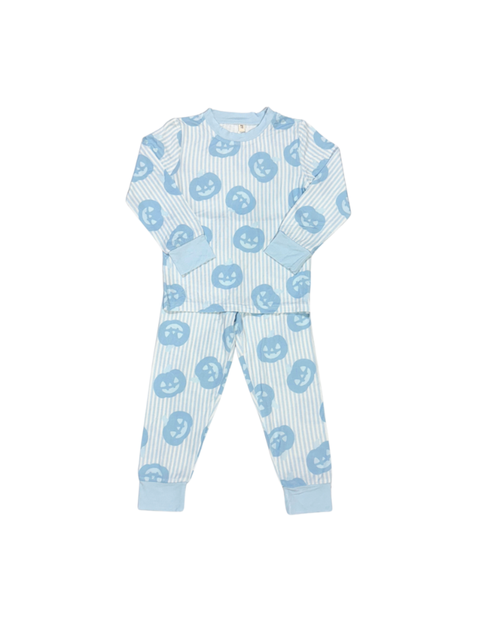 Belle Cher Blue Pumpkins Pajamas