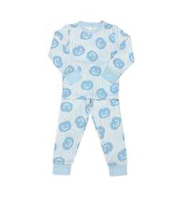 Belle Cher Blue Pumpkins Pajamas
