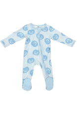 Belle Cher Blue Pumpkins Romper
