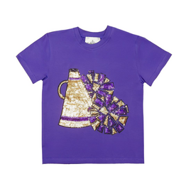 Belle Cher Megaphone Shirt, Purple