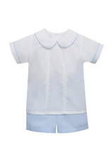 Remember Nguyen Blue Madison Short Set