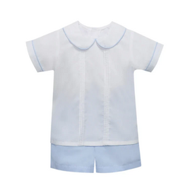 Remember Nguyen Blue Madison Short Set