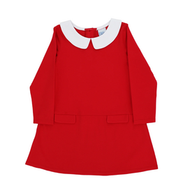 The Bailey Boys Red Knit LS Pocket Dress