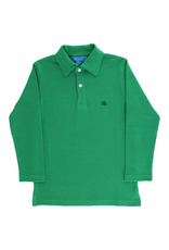 The Bailey Boys Harry LS Knit Polo, Kelly Green