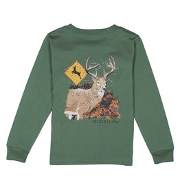 Properly Tied Deer Crossing LS Fern Green