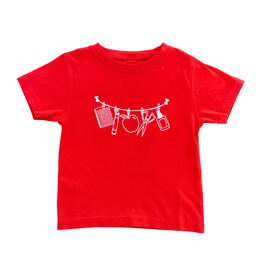 Mustard & Ketchup B2S Red School Supplies SS T-Shirt