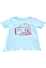 Mustard & Ketchup Light Blue Backpack SS T-Shirt