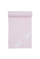 Kissy Kissy Classic Treasures Bow Blanket, Pink Stripe