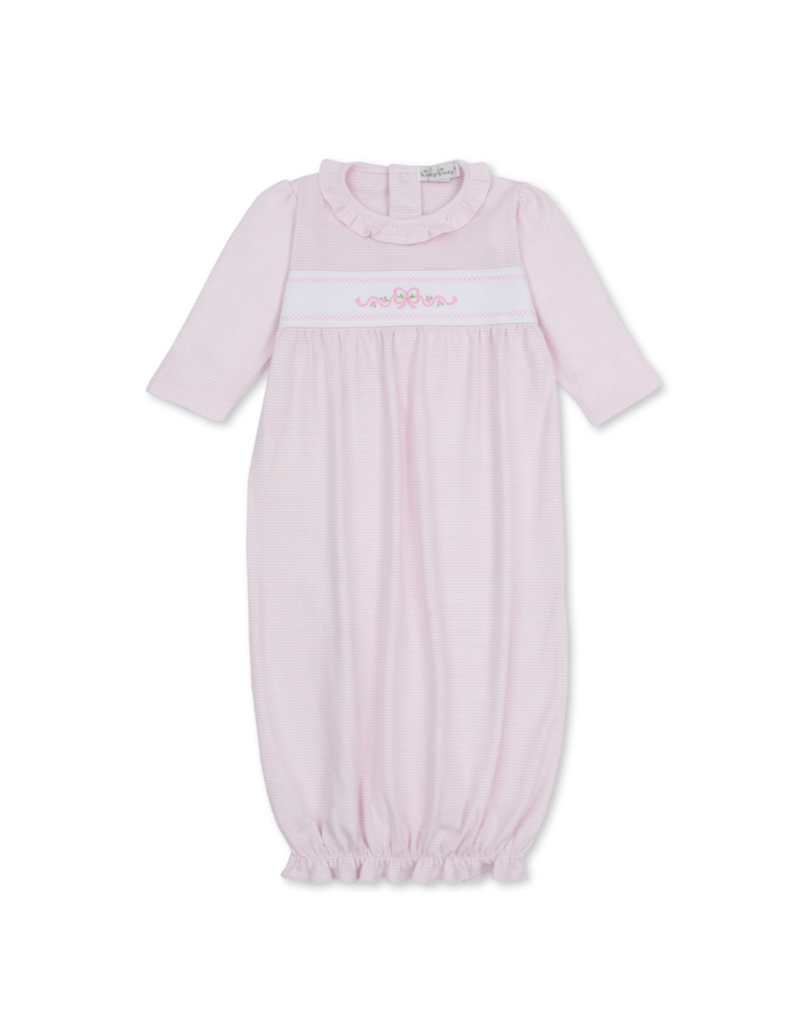 Kissy Kissy Classic Treasures Bow Sack, Pink Stripe