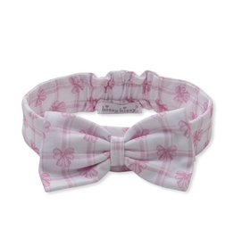 Kissy Kissy Windowpane Bows PRT Headband